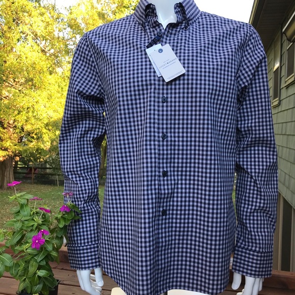 Lucky Brand Other - Lucky Brand Button Up Long Sleeve Blue Check M